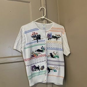 Susan Bristol Cat sweater
